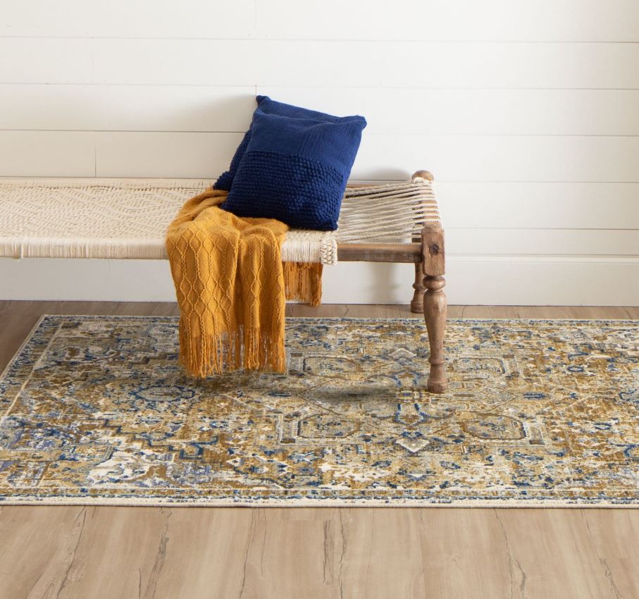 Karastan Tempest Perception Biscotti Area Rug Lifestyle Feature
