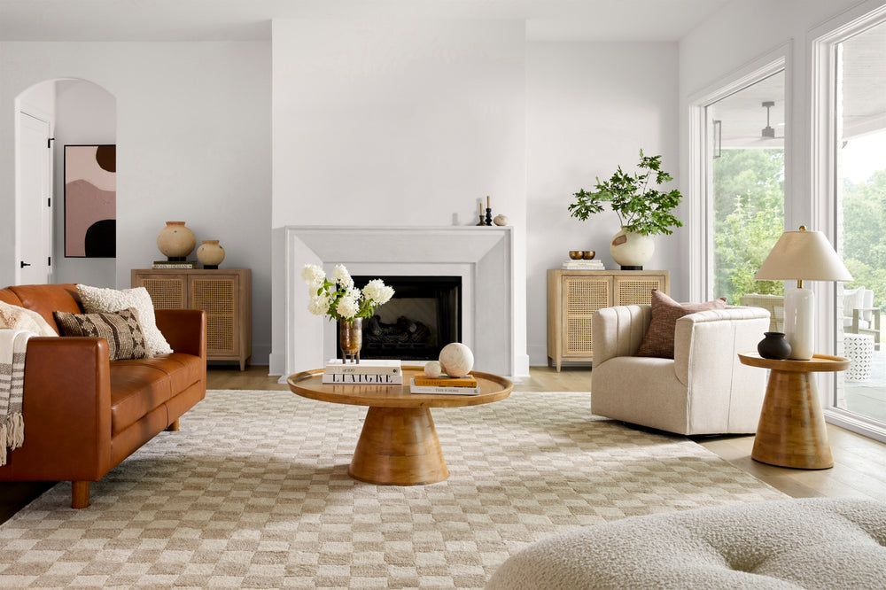 Surya Damier DMI-2303 Area Rug Room Scene Feature