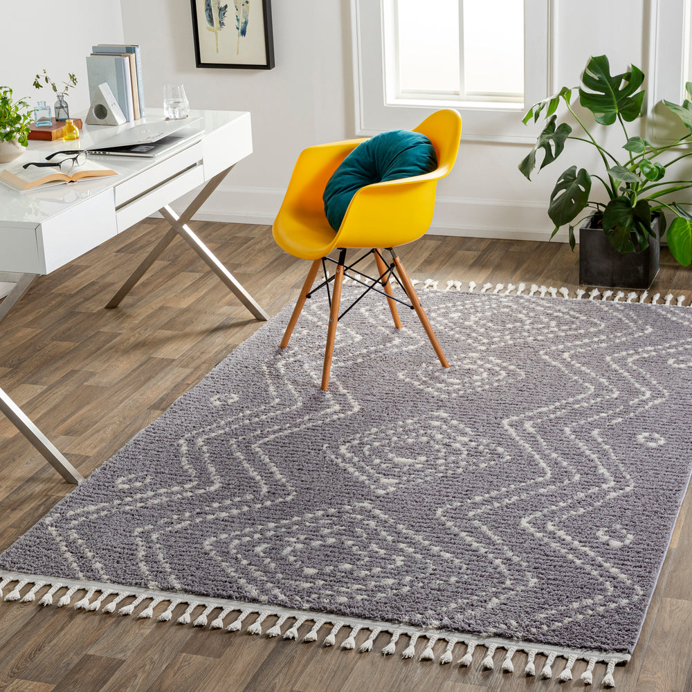 Surya Casablanca Shag CAG-2314 Area Rug Room Scene Featured
