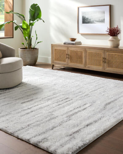 Livabliss Cloudy Shag CDG-2336 Ivory Featured Rug Image