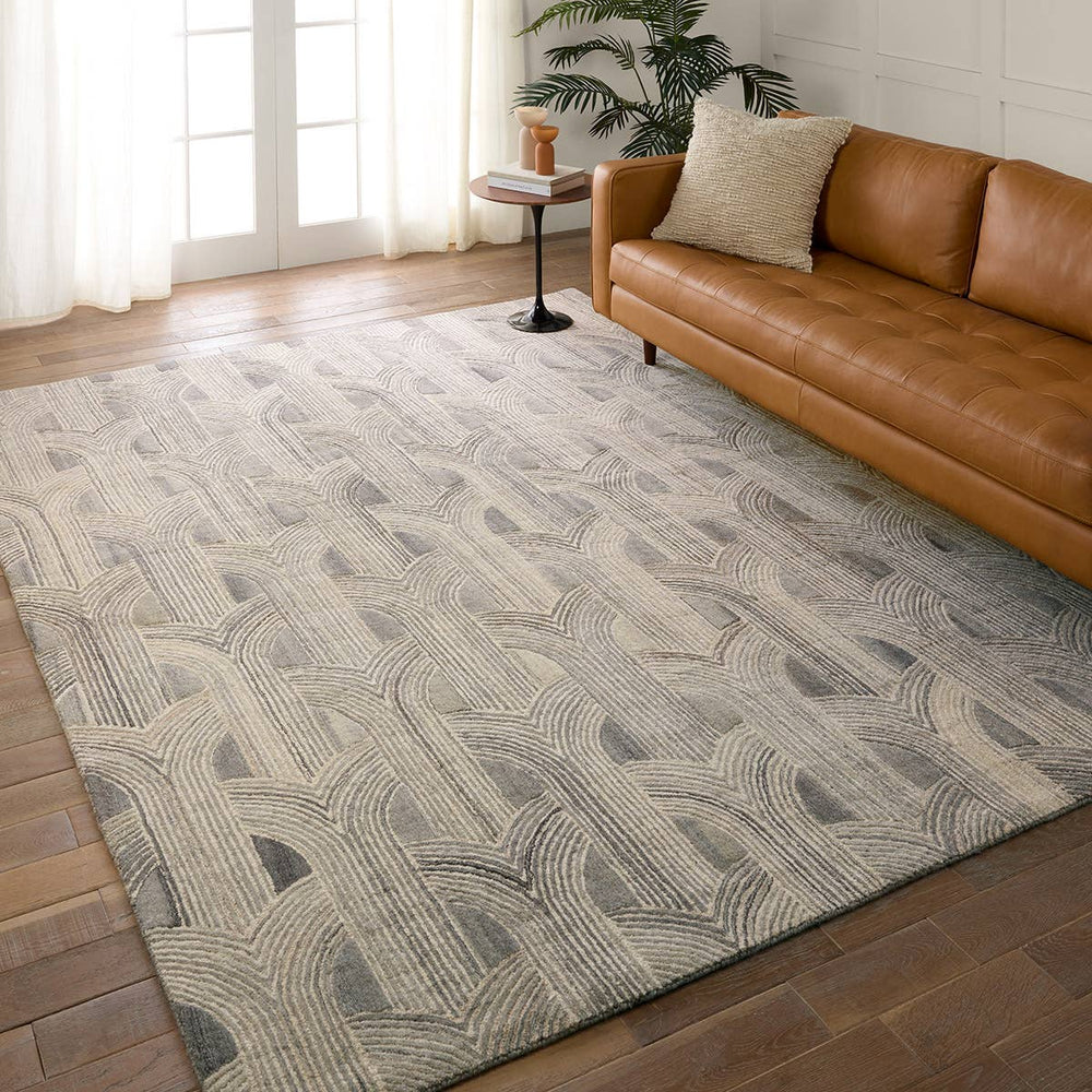 Jaipur Living Pathways Kathmandu PVH15 Light Brown/Black Area Rug by Verde Home Room Scene Feature