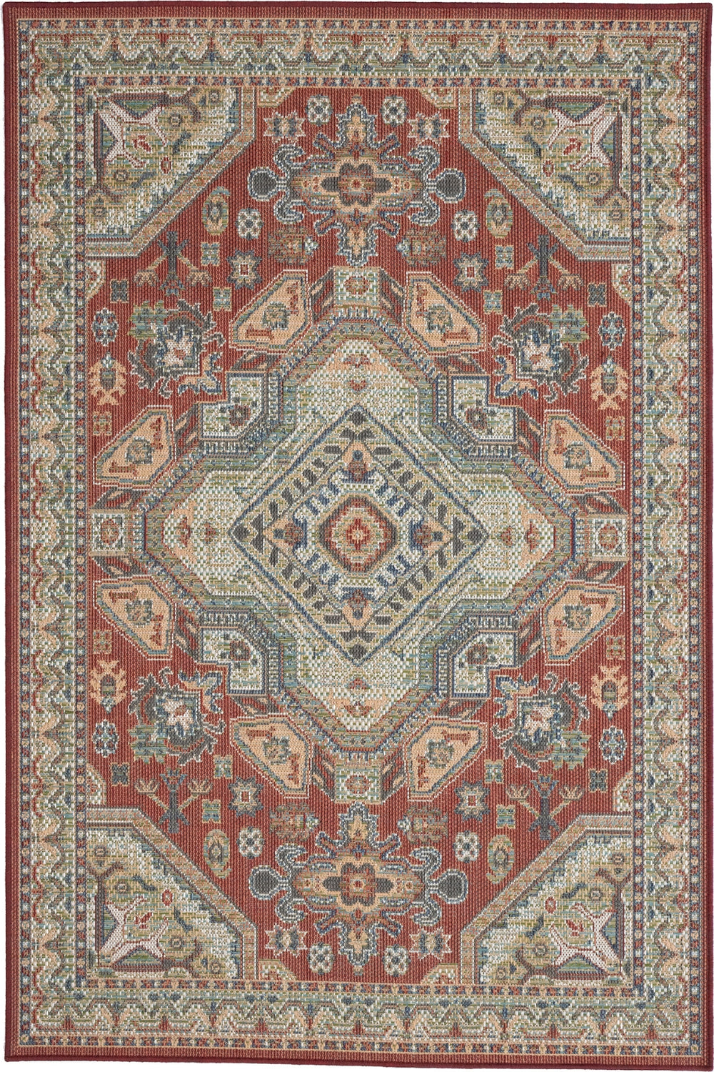 Capel Sanibel-Tabriz 5101 Crimson 575 Area Rug