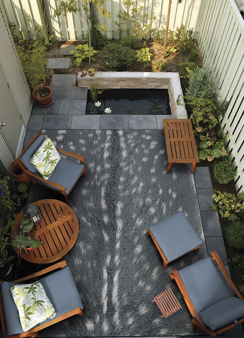 Couristan Dolce Hyena Denim-silver Area Rug Lifestyle Image Feature