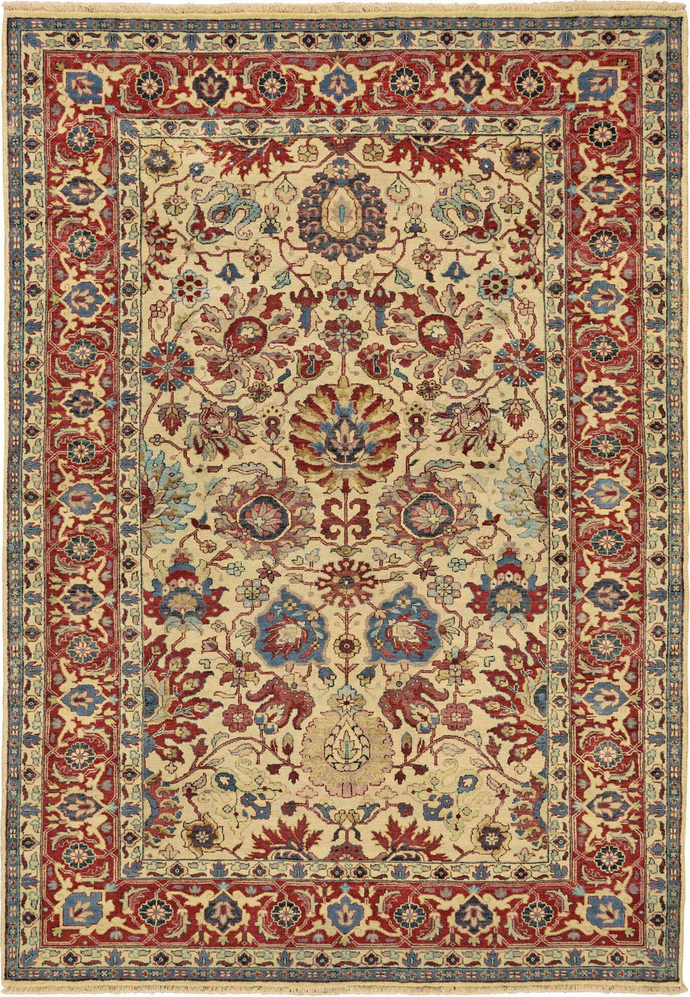 Havila Fine Rugs Acacia H1204 Ivory/Rust Area Rug