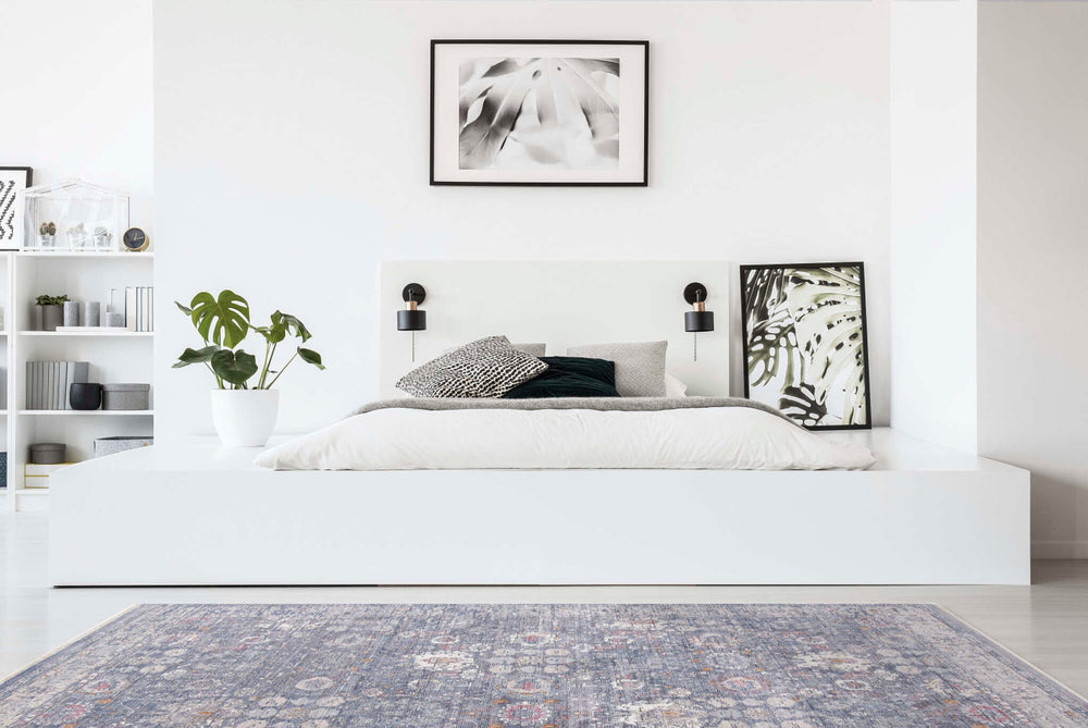 Feizy Cecily 3587F Moonlight Area Rug Lifestyle Image Feature