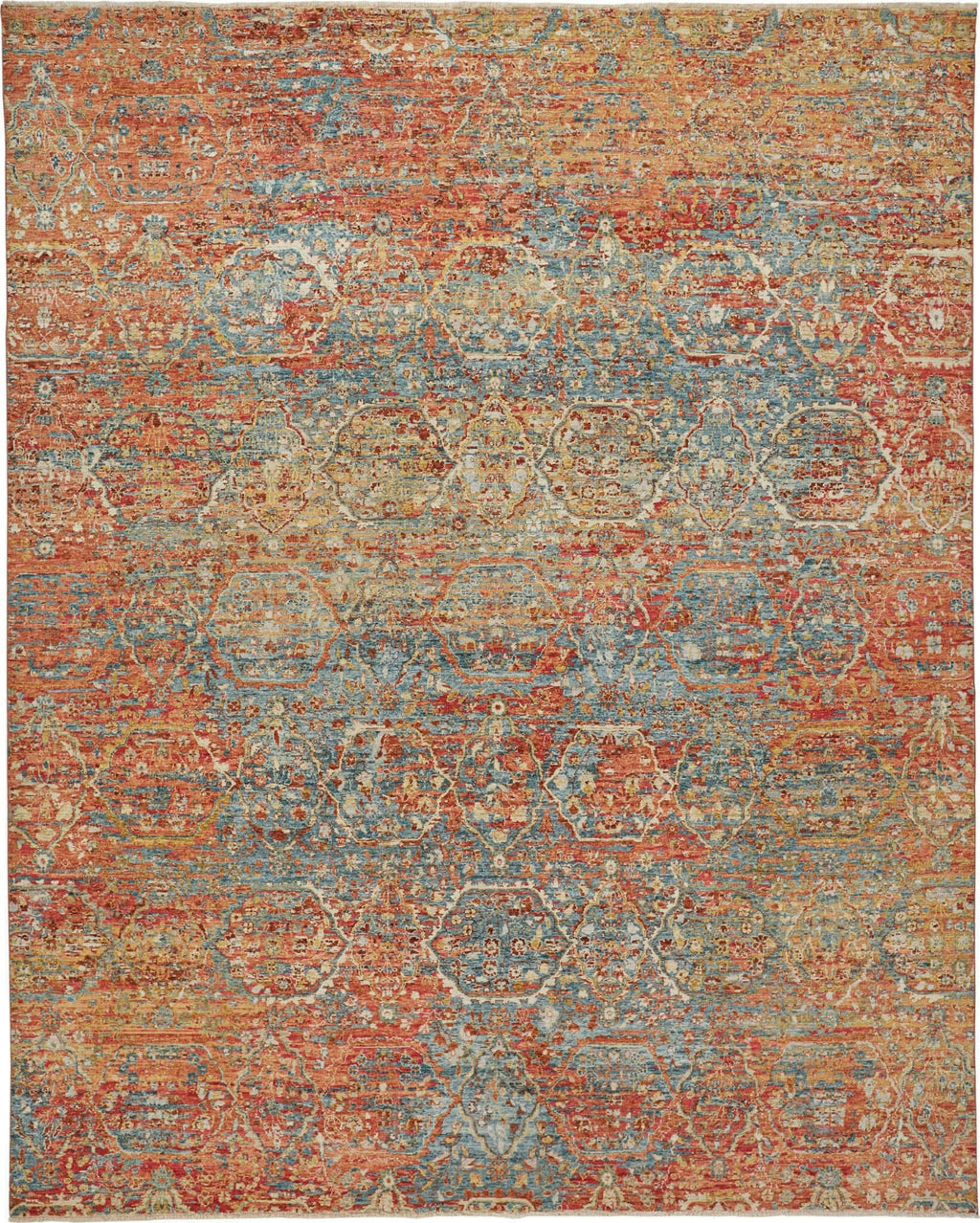 Havila Fine Rugs Sabrina H1587 Orange/Multi Area Rug – Incredible Rugs ...