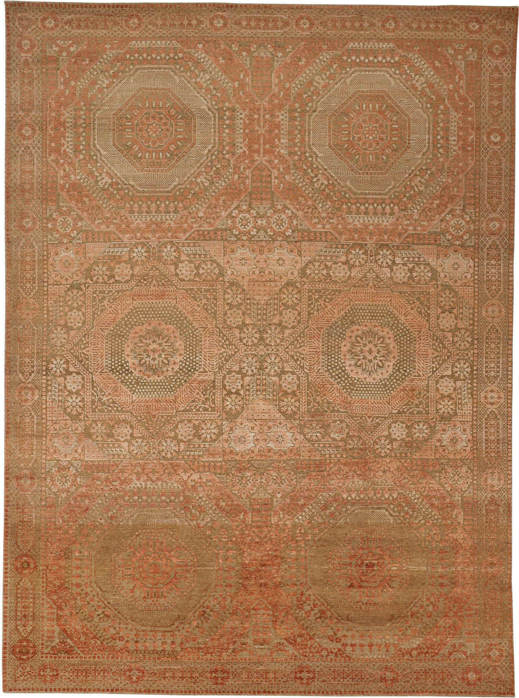 Havila Fine Rugs Larache H1750 Rust/Beige Area Rug – Incredible Rugs ...