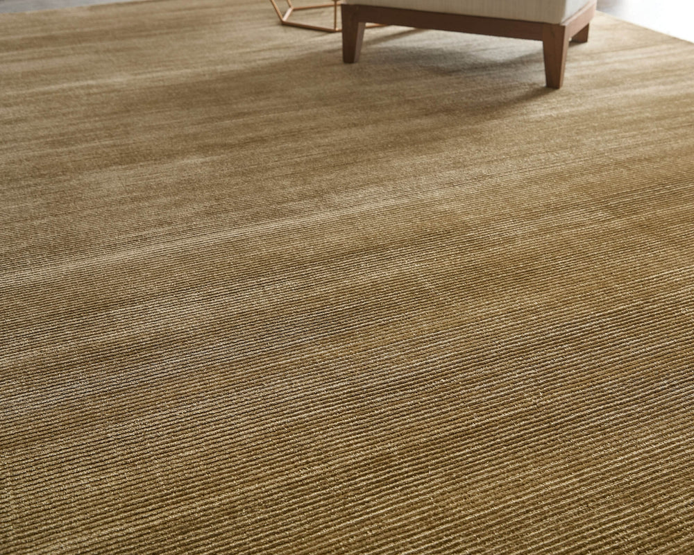 Feizy Abbott 8A24F Gold Area Rug Lifestyle Image Feature