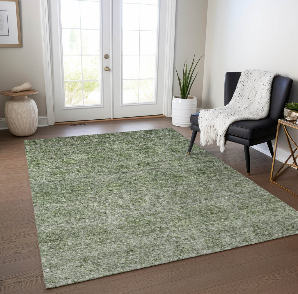 Piper Looms Chantille Global ACN1170 Olive Machine Washable Area Rug main image