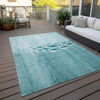 Piper Looms Chantille Nautical ACN627 Teal Area Rug