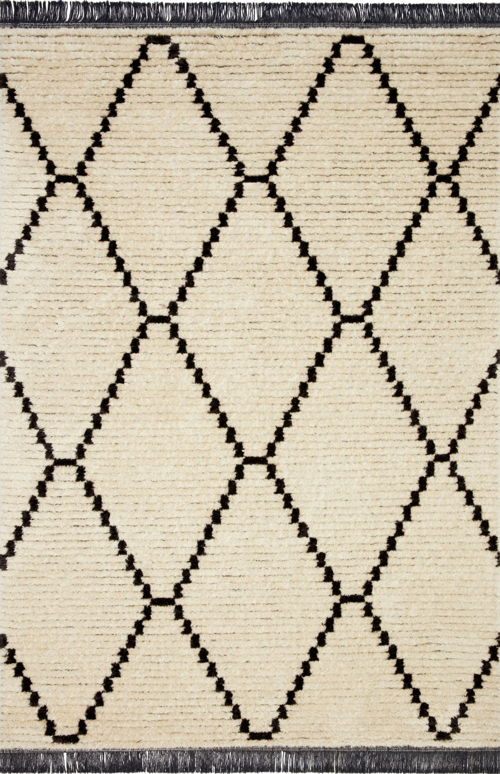 Chris Loves Julia x Loloi Alice ALI-04 Cream/Charcoal Area Rug