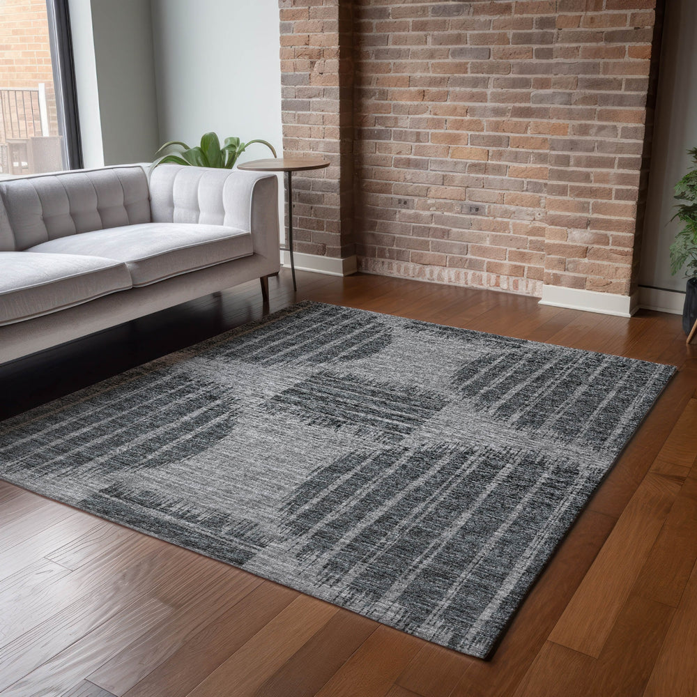 Piper Looms Mayfield Geometric Circles AMF119 Shadow Machine Washable Area Rug Lifestyle Image Feature