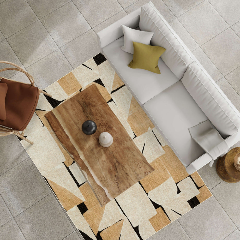 Karastan Foundation by Home Astera Wheat Area Rug Stacy Garcia Lifestyle Image Feature
