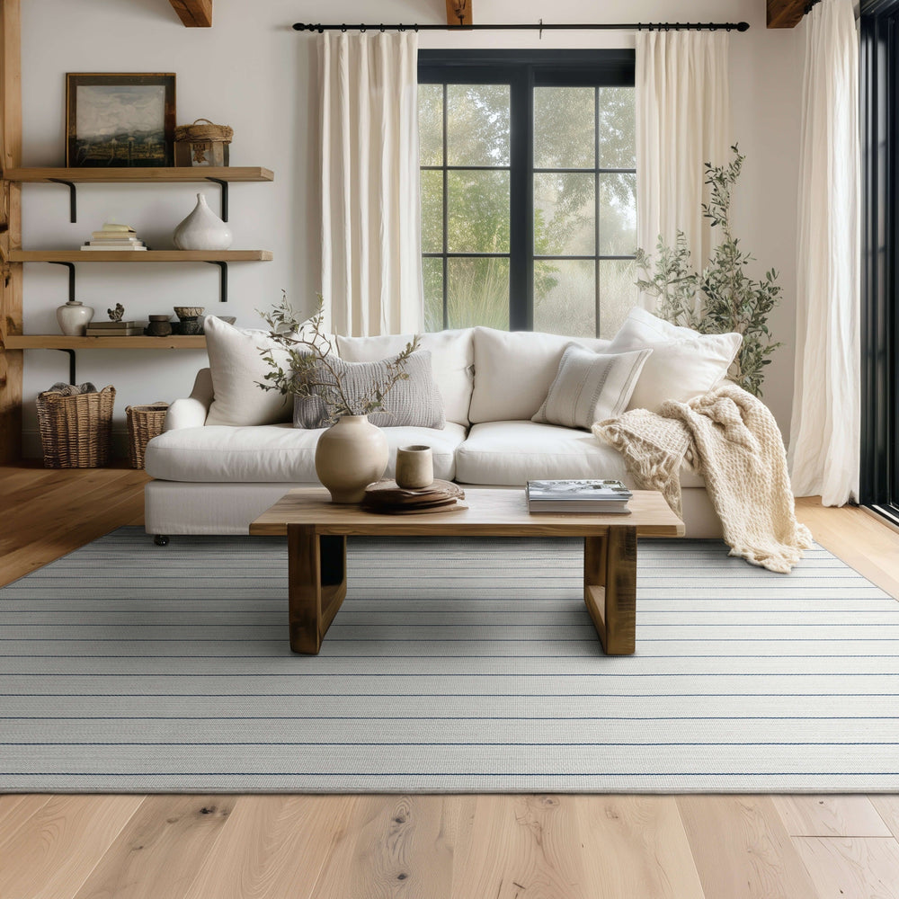 Karastan Bar Harbor Grey Area Rug Lifestyle Image Feature