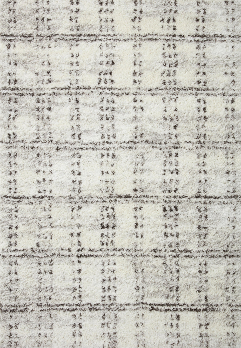 Loloi Bliss Shag BLS-03 Cream/Grey Area Rug