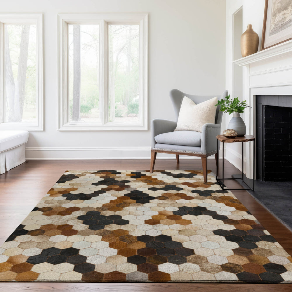 Dalyn Bozeman BM9 Dune Machine Washable Area Rug Lifestyle Image Feature