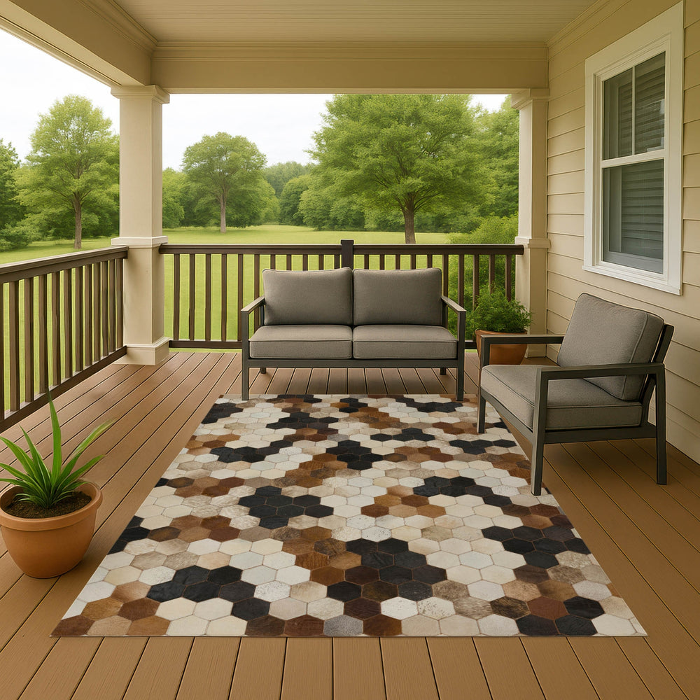 Dalyn Bozeman BM9 Dune Machine Washable Area Rug Outdoor Lifestyle Image Feature