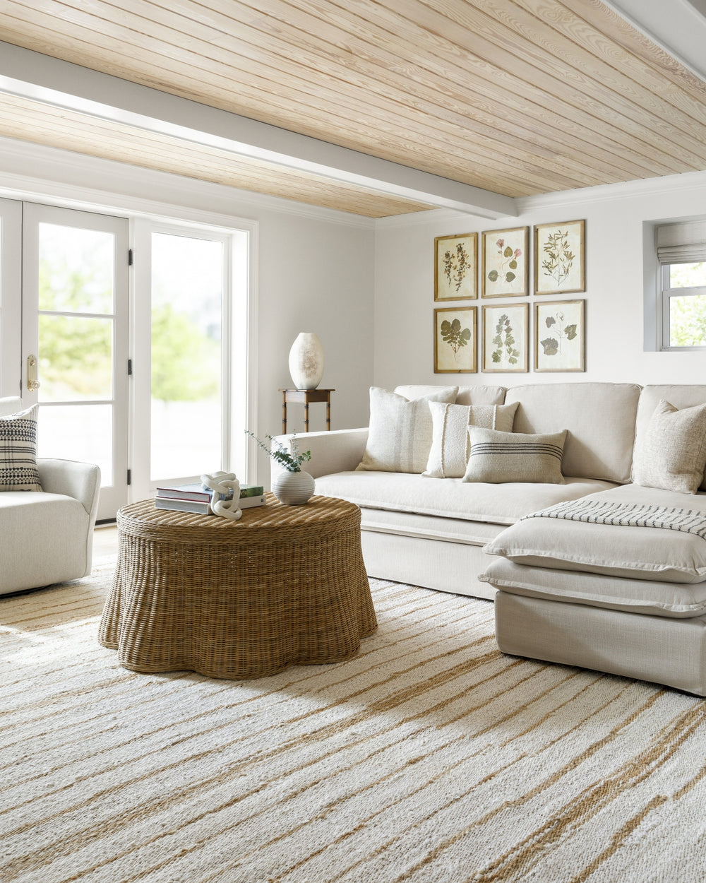 Surya Kamey BOKY-2306 Pearl Area Rug by Becki Owens Room Scene Feature