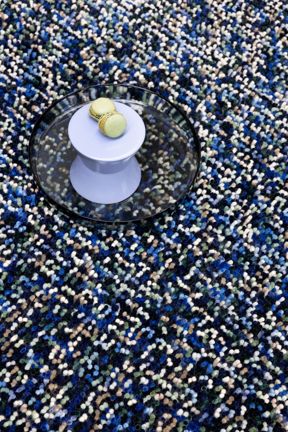 Brink and Campman Pop Art True Blue Area Rug Room Image Feature