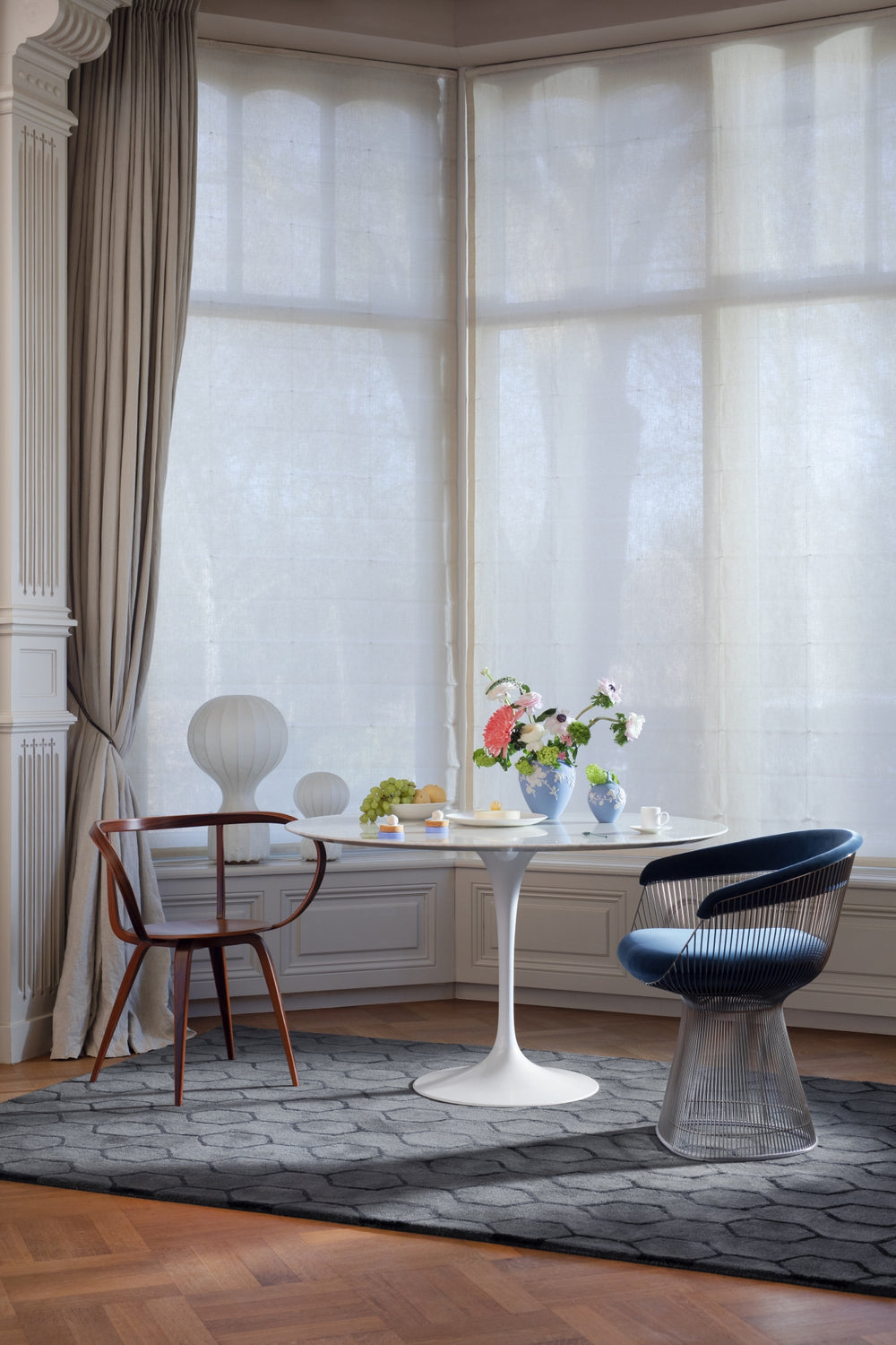 Brink and Campman Gio Noir Area Rug by Wedgwood Room Image Feature