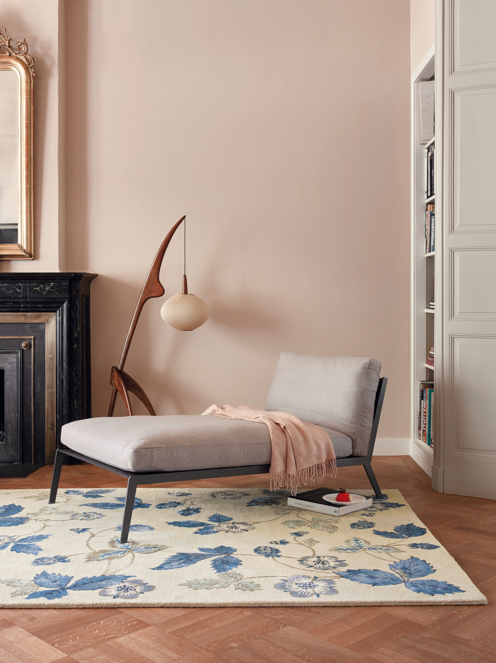 Brink and Campman Wild Strawberry Cream Area Rug by Wedgwood Room Image Feature