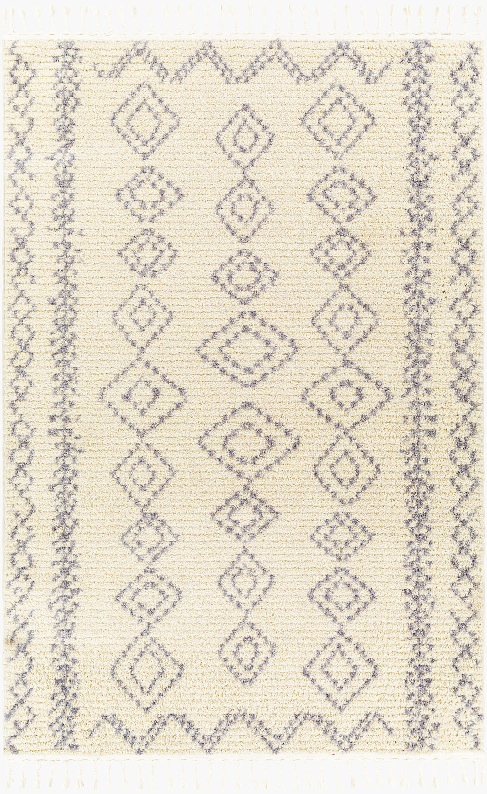 Livabliss Casablanca Shag CAG-2316 Cream Area Rug