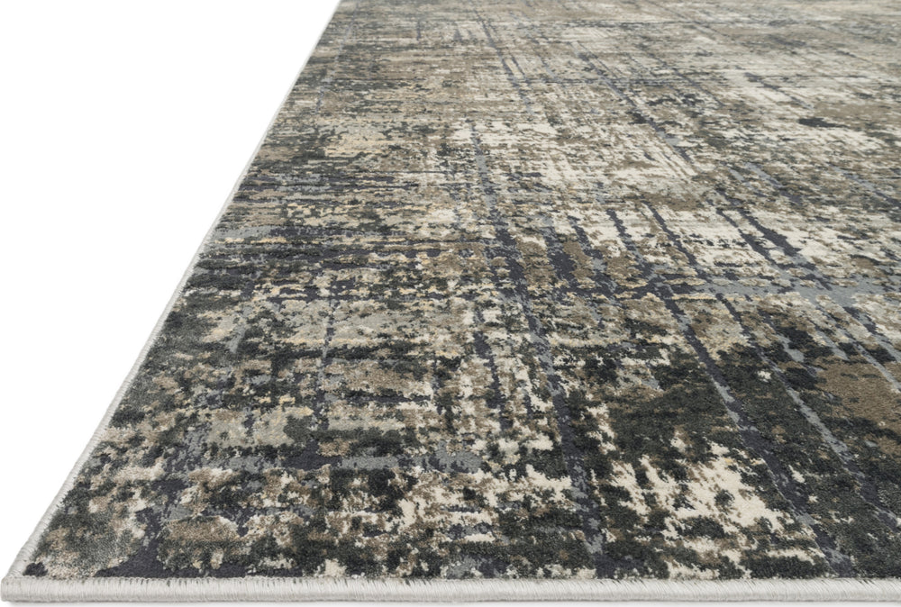 Loloi Cascade CAS-02 Marine/Grey Area Rug Corner Shot Feature
