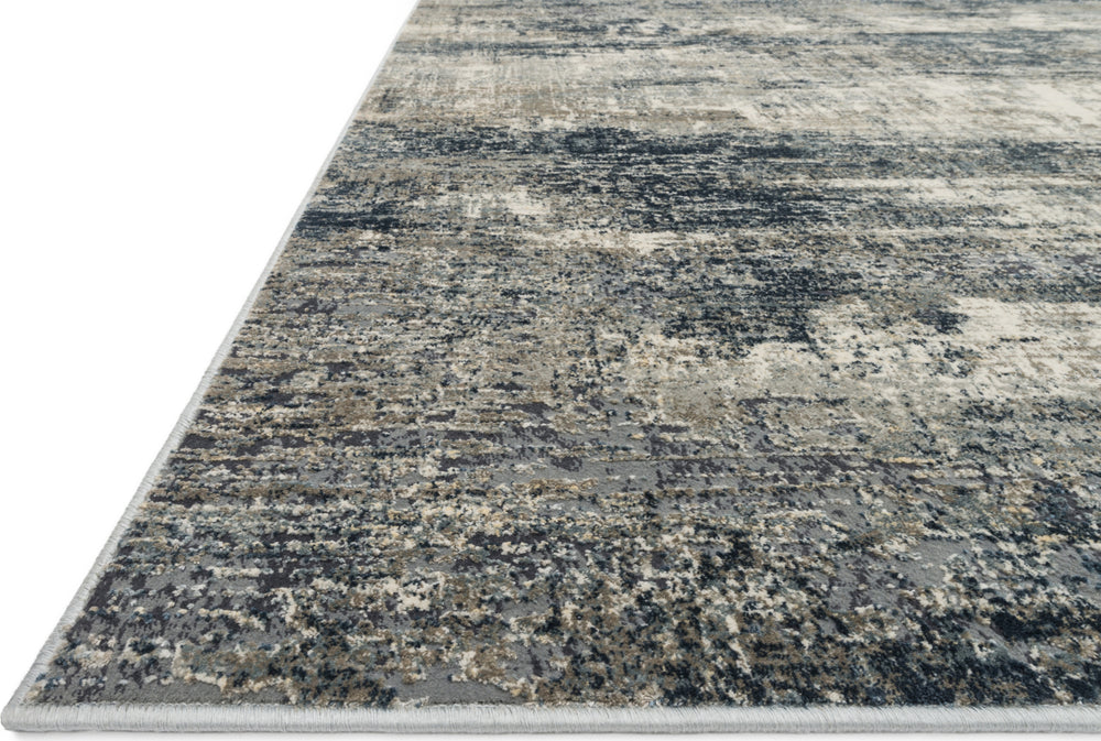 Loloi Cascade CAS-05 Ocean/Grey Area Rug Corner Shot Feature