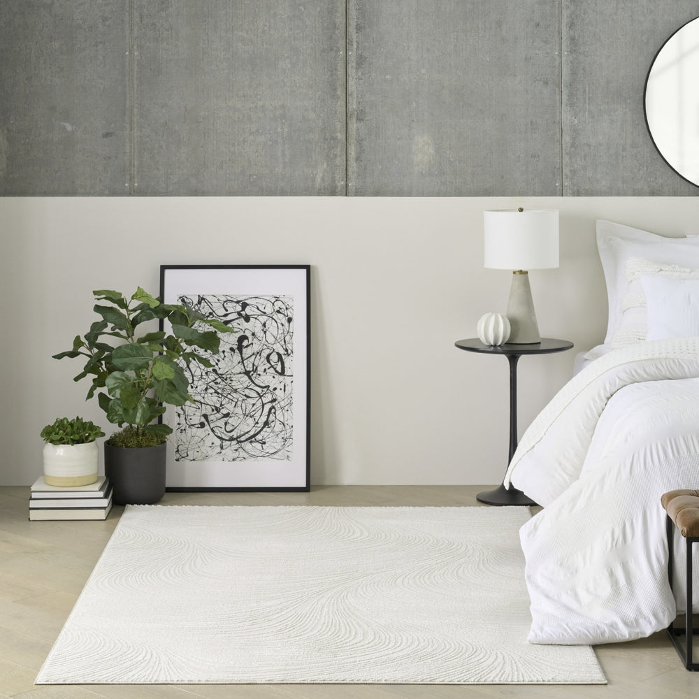 Nourison Central Park West CEP02 Ivory Area Rug by DKNY Room Image Feature