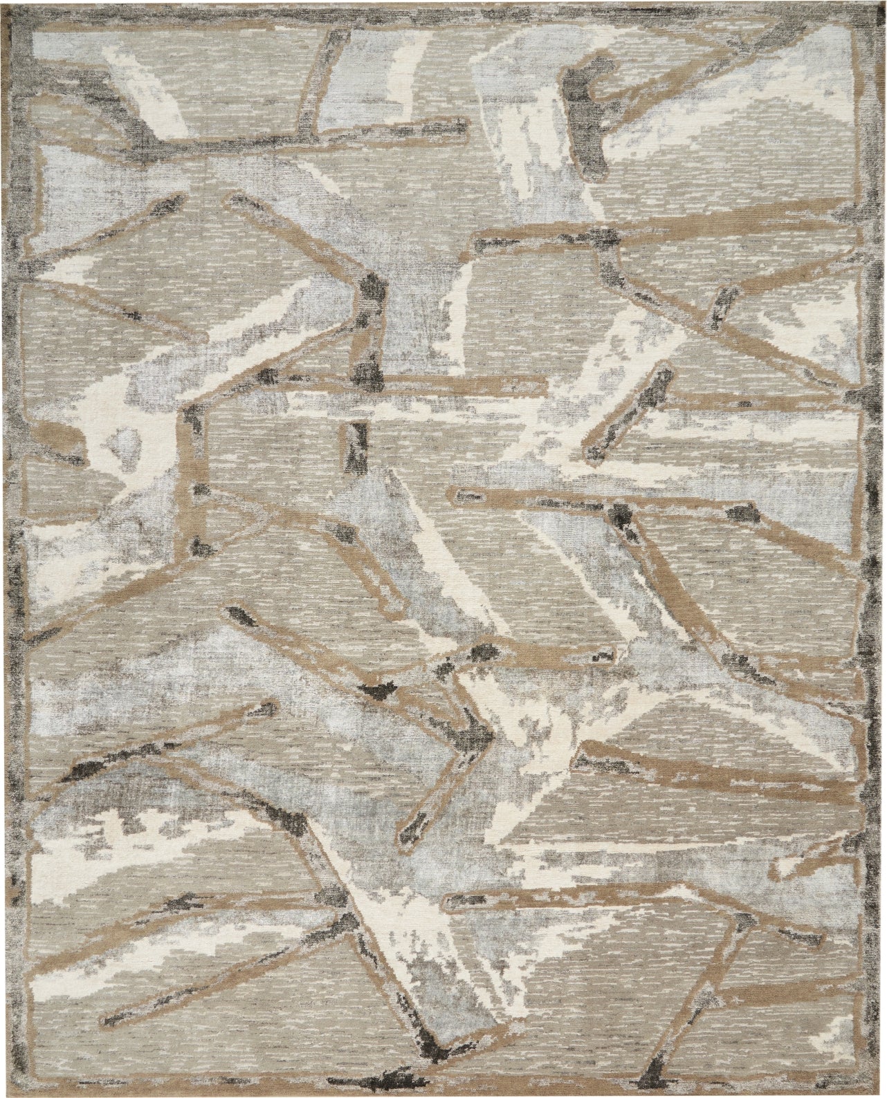 Christopher Guy Wool Chemin CGW16 Silver Area Rug