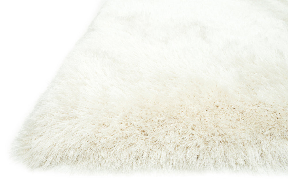 Loloi Allure Shag AQ-01 Ivory Area Rug Corner Feature
