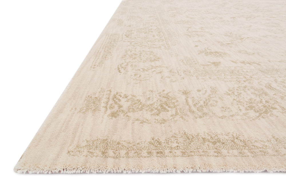 Loloi Florence FO-01 Ivory Area Rug Corner Feature