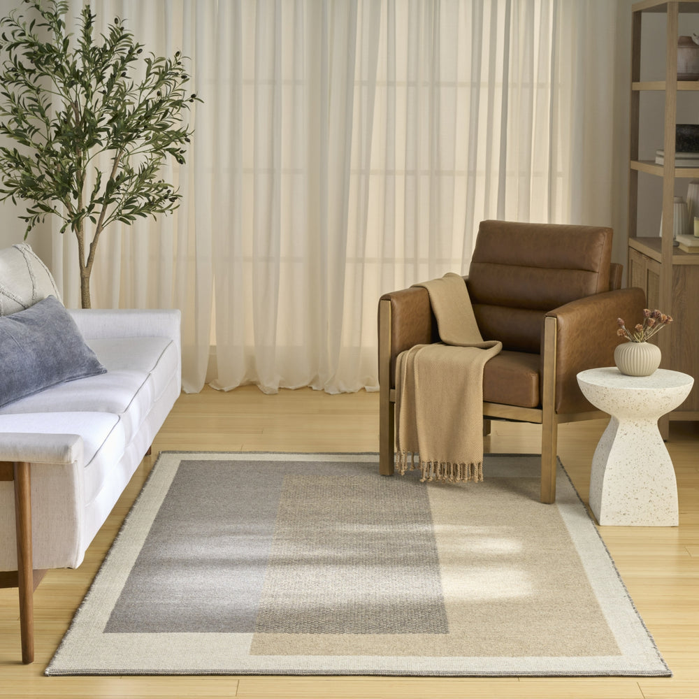 Nourison Copenhagen CPN02 Ivory Multicolor Area Rug Room Scene Feature