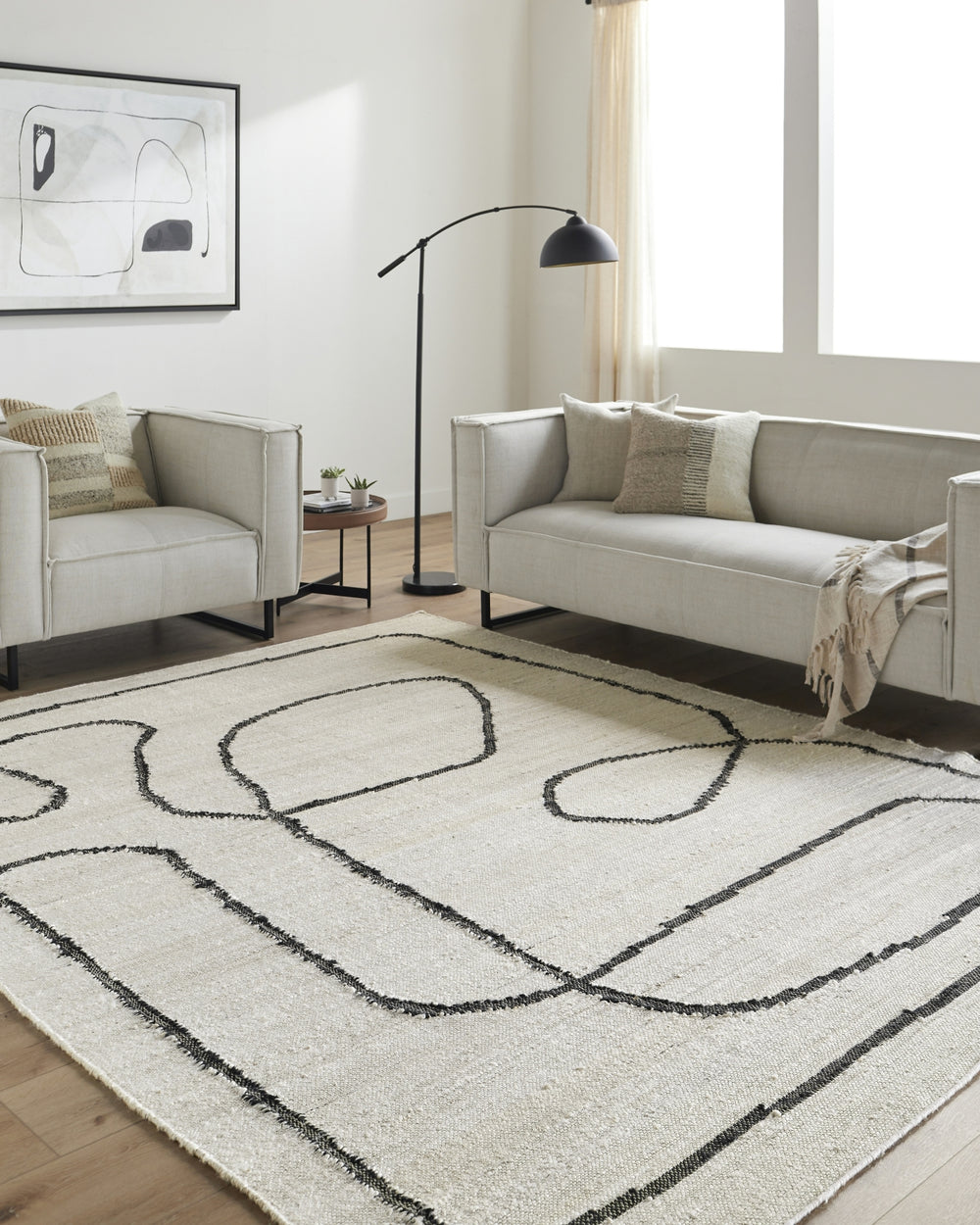 Surya Diane DAI-2310 Area Rug Room Scene Feature