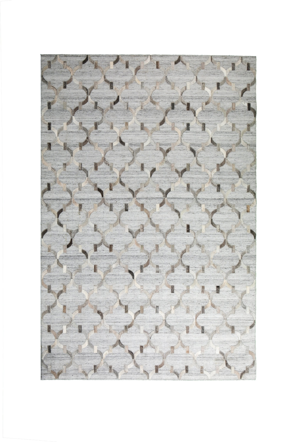 Auskin Leather and Wool Marrakesh Multi Area Rug