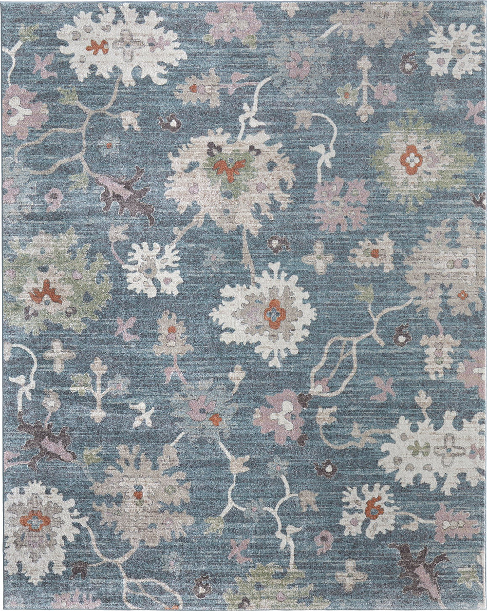 Feizy Dartmouth 39QMF Blue/Ivory/Pink Area Rug