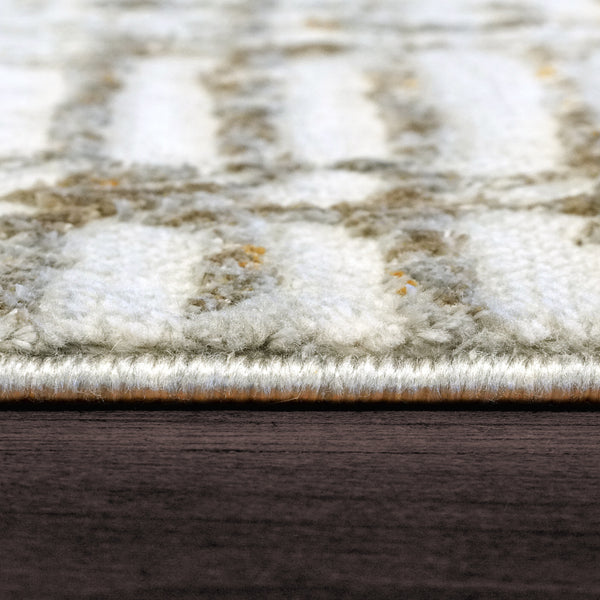 Dynamic Rugs Gold 1356 Cream/Silver/Gold Area Rug Incredible Rugs and