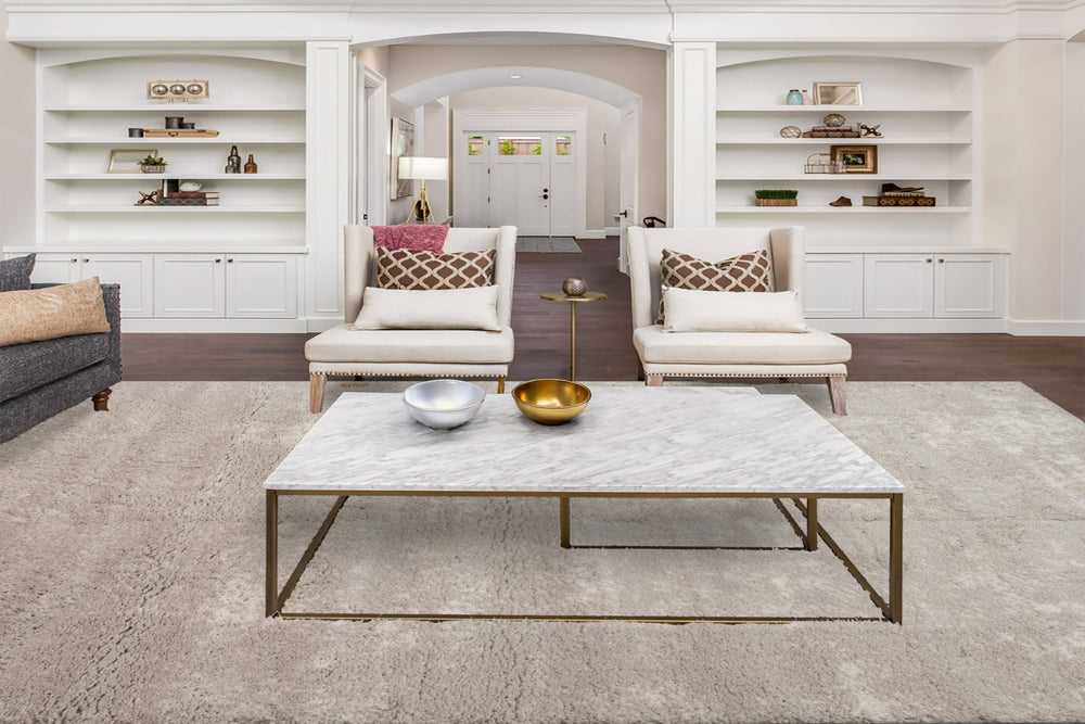 Dynamic Rugs Haven 19591 Grey Area Rug Room Scene Feature