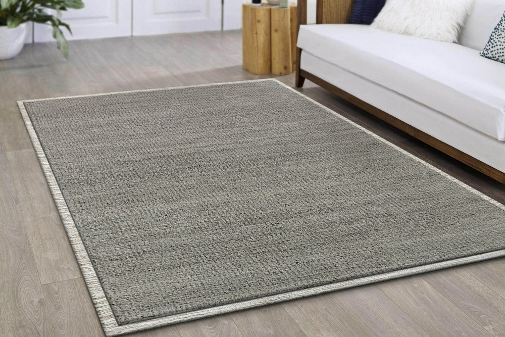 Dynamic Rugs Ivy 6990 Grey Area Rug Room Scene Feature