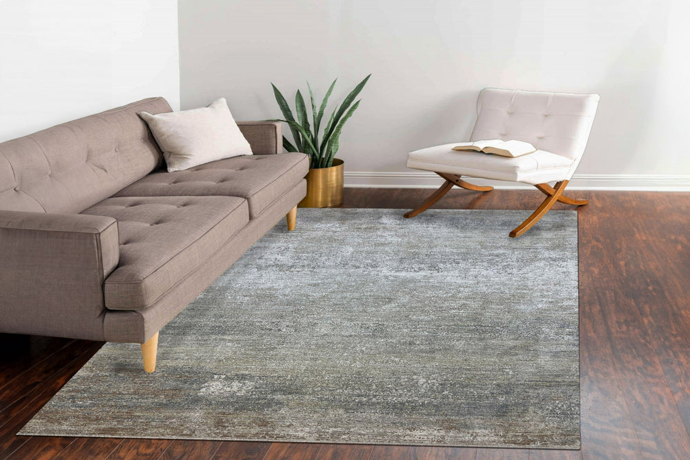 Dynamic Rugs Milano 12503 Light Grey/Grey/Beige Area Rug Room Scene Feature