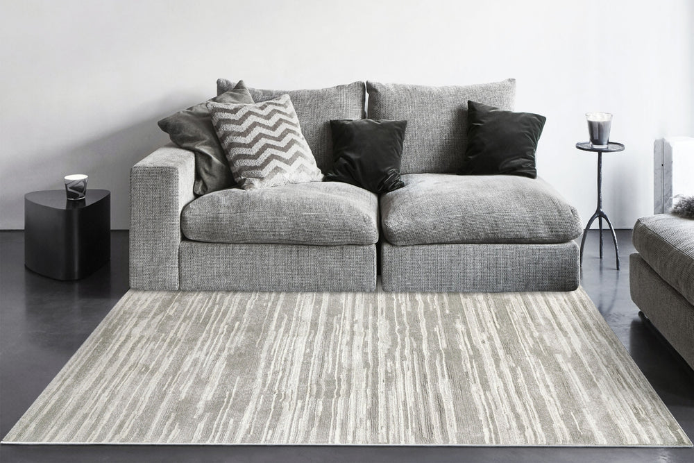 Dynamic Rugs Monroe 9805 Grey/Beige Area Rug Room Scene Feature