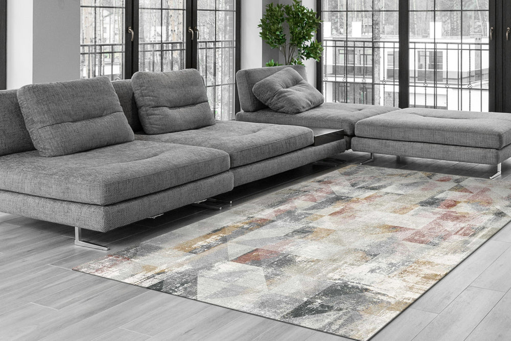Dynamic Rugs Rhythm 6422 Multi Area Rug Room Scene Feature