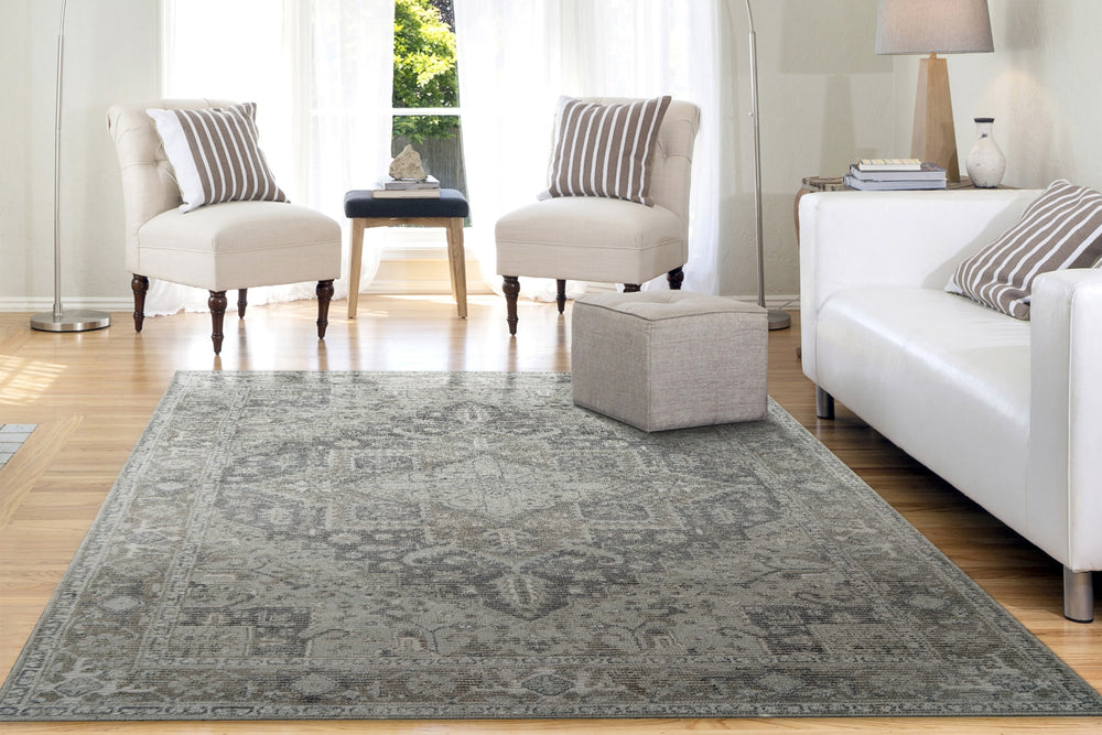 Dynamic Rugs Stefano 15706 Beige/Taupe/Grey Area Rug Room Scene Feature