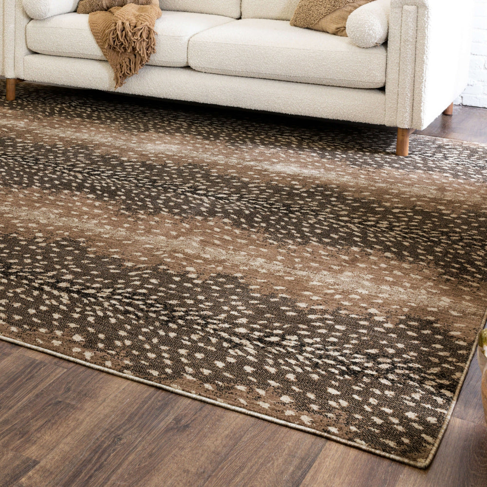 Karastan Utopia Eden Antelope Area Rug Lifestyle Image Feature