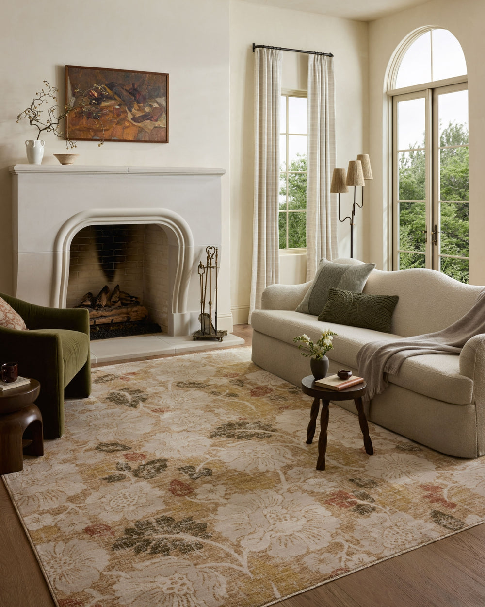Loloi Eileen ELE-03 Natural / Multi Area Rug Lifestyle Image Feature
