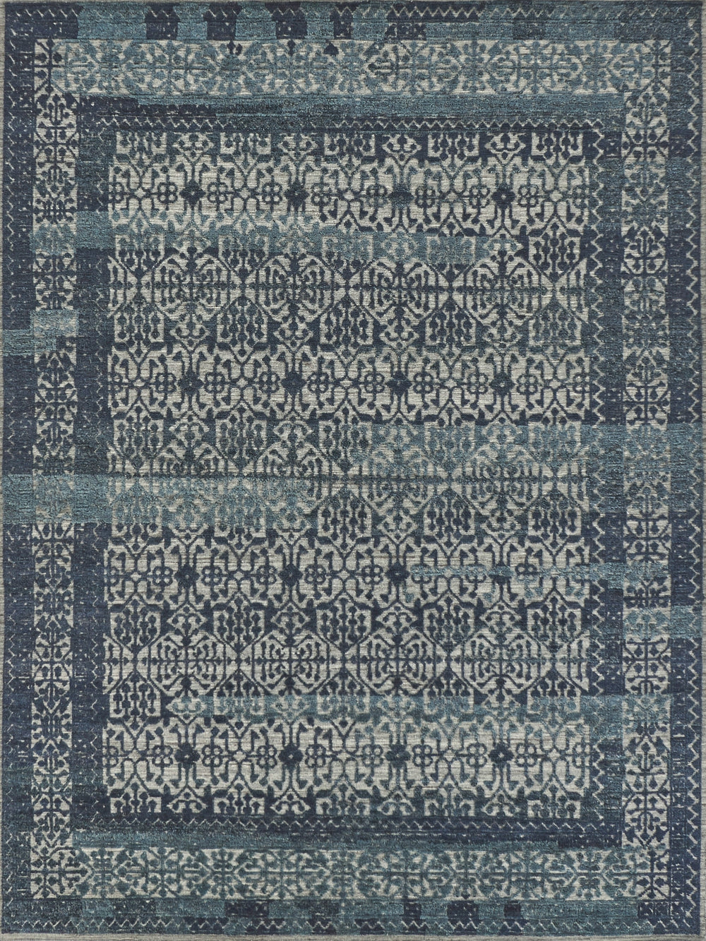 Exquisite Rugs Cadence 2567 Navy Blue/Gray Area Rug