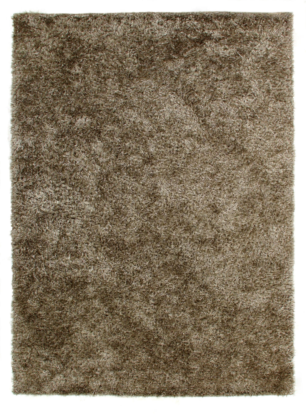 Exquisite Rugs Viscose Shaggy 3105 Beige Area Rug