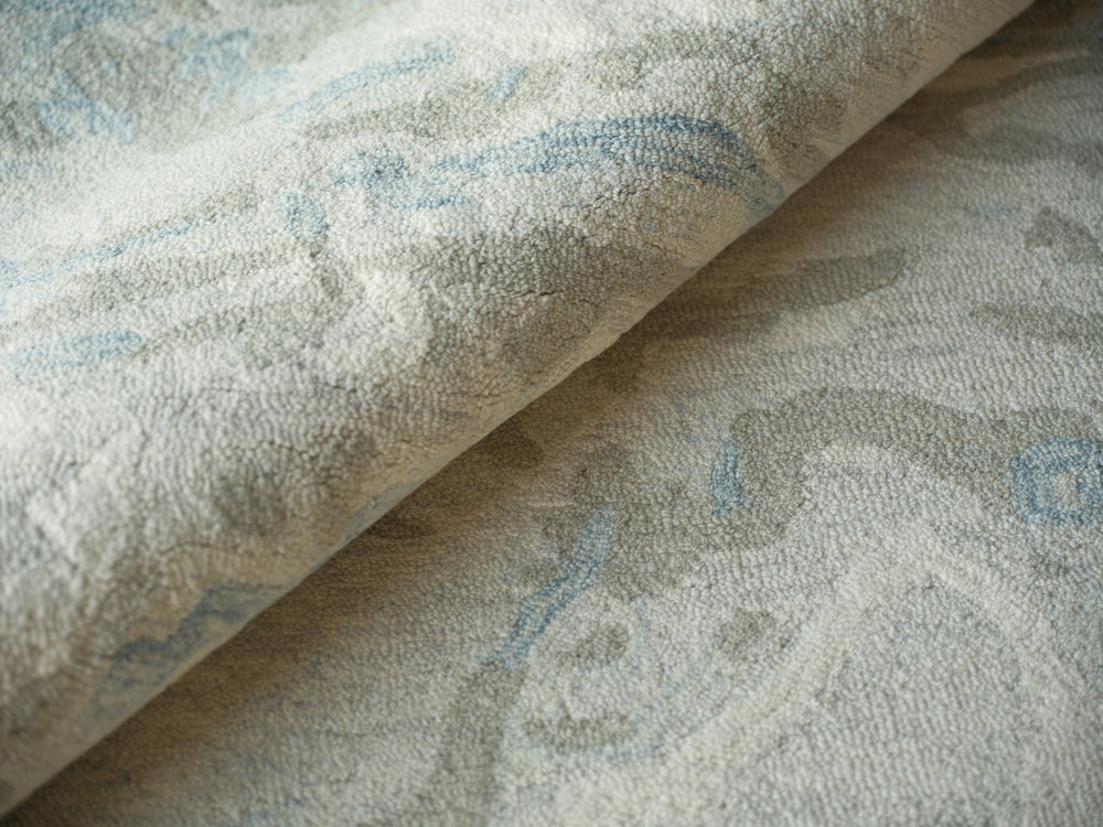 Exquisite Rugs Cortero 7162 Light Blue/Ivory Area Rug Lifestyle Image Feature