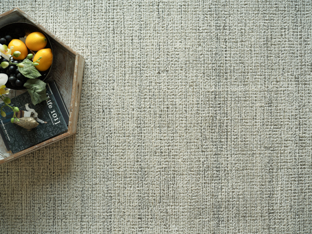 Exquisite Rugs Elements 7169 Gray/Ivory Area Rug Lifestyle Image Feature