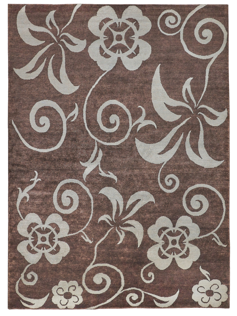 Exquisite Rugs Antique Weave Ziegler 8232 Brown/Light Blue Area Rug